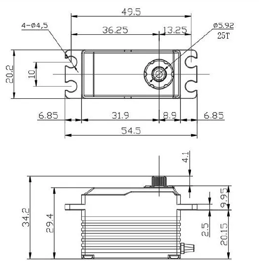 BBR Medium Servo