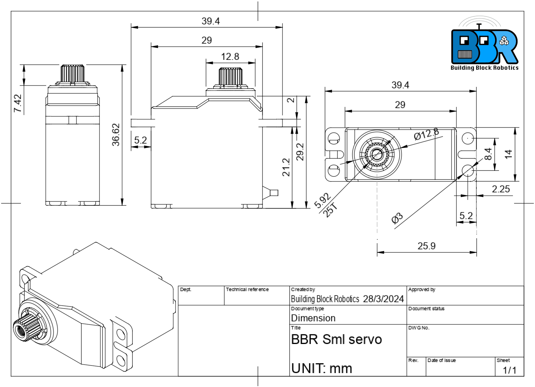 BBR Small Servo