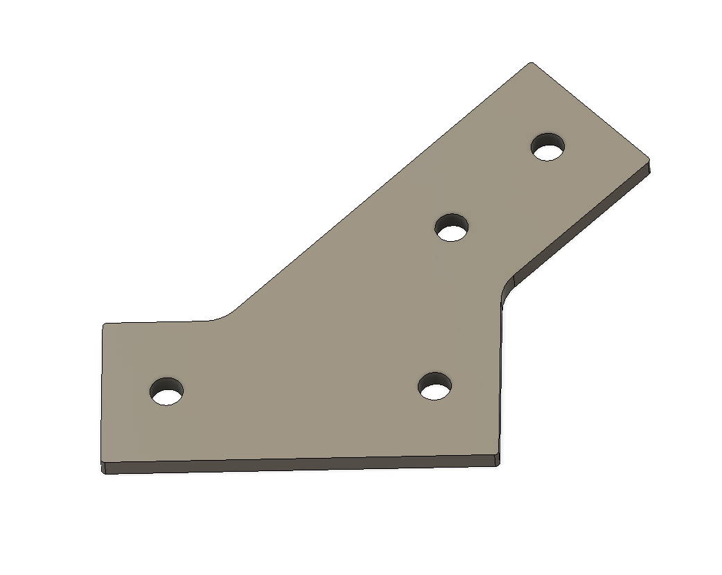 2.5mm Angled Gusset