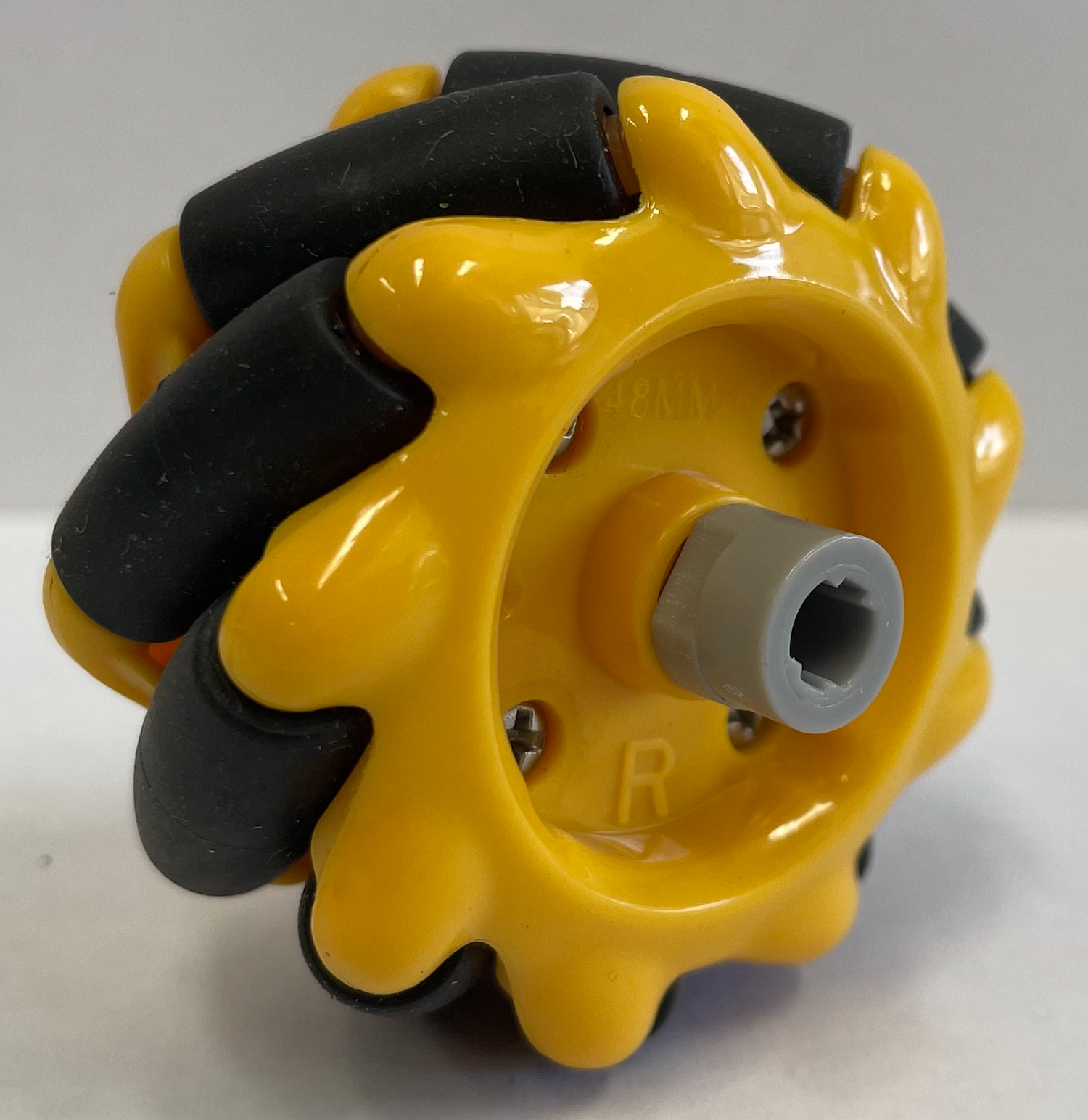 Yellow Plastic Mecanum Wheels (48mm)