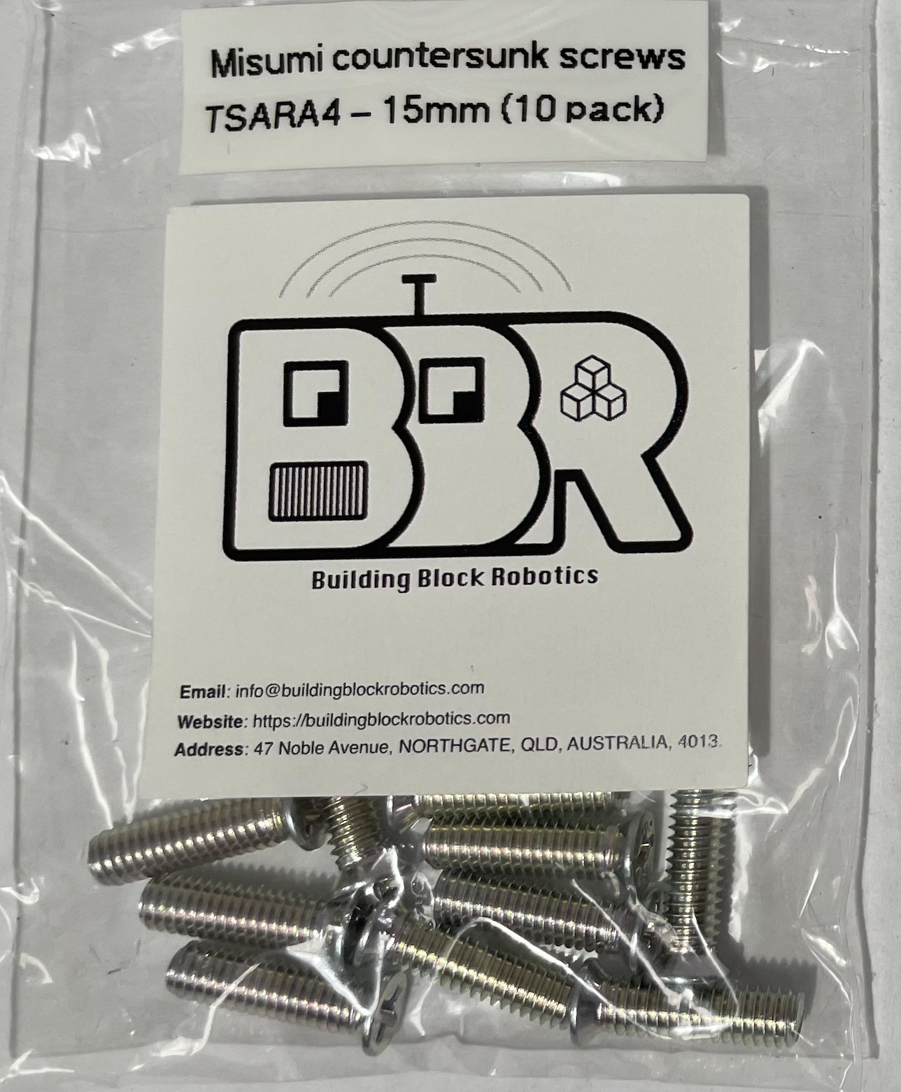 Misumi slide screws - 15mm