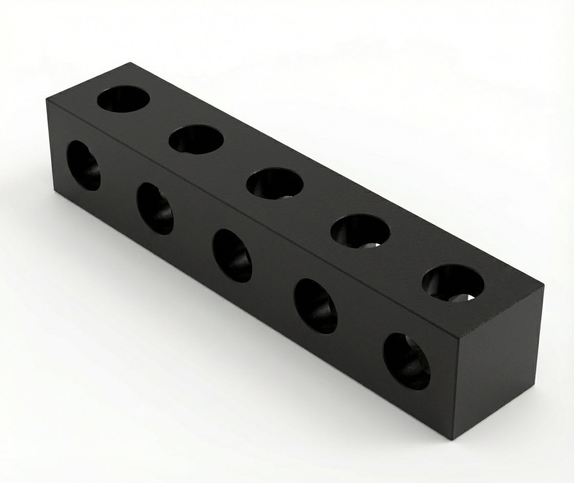 5 Hole - 8mm Square - Through Hole